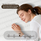 Matratze 140x200 Taschenfederkern Memory Foam 7 Zonen 25 cm H2 H3 OEKO-TEX Hybrid Kaltschaum Bettmatratze