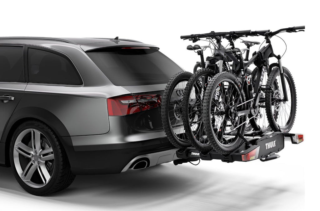 Fahrradträger EasyFold XT für Anhängerkupplung 2 Fahrräder 60 kg faltbar 13-poliger Anschluss 123 x 63 x 68 cm
