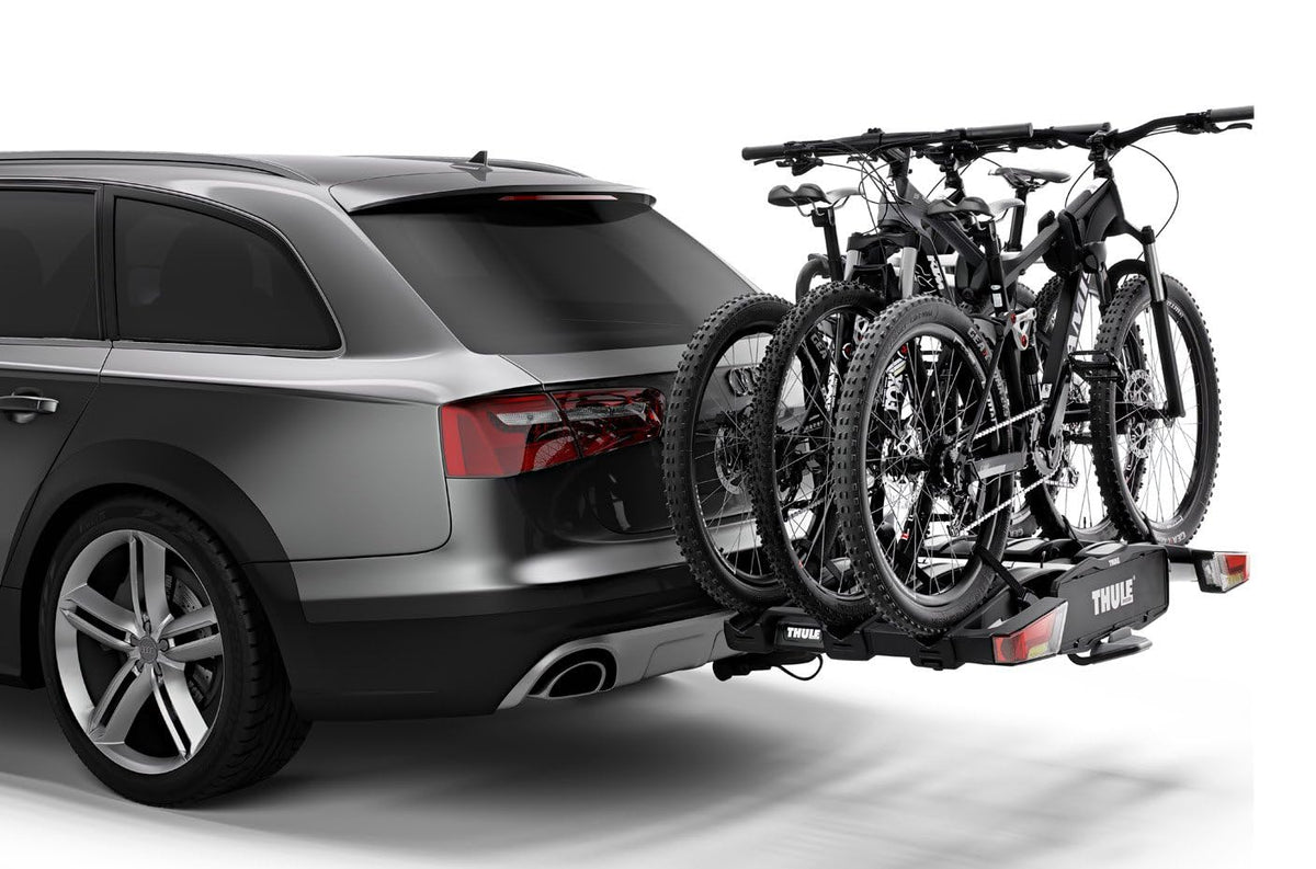 Fahrradträger EasyFold XT für Anhängerkupplung 2 Fahrräder 60 kg faltbar 13-poliger Anschluss 123 x 63 x 68 cm