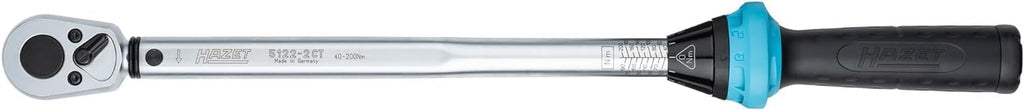 Drehmomentschlüssel 5122-2CT 1/2 Zoll Vierkant 12,5 mm 40-200 Nm ±4 % Umschaltknarre mit Kalibrierschein 519 mm