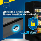 Getränkekühlschrank GSC4240B 237L 110W mit LED-Innenbeleuchtung und 6 verstellbaren Einlegeböden