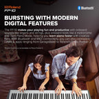 Digital Piano 88 Tasten FP-10 SuperNATURAL Sound Bluetooth MIDI USB Anschluss Home Keyboard Schwarz