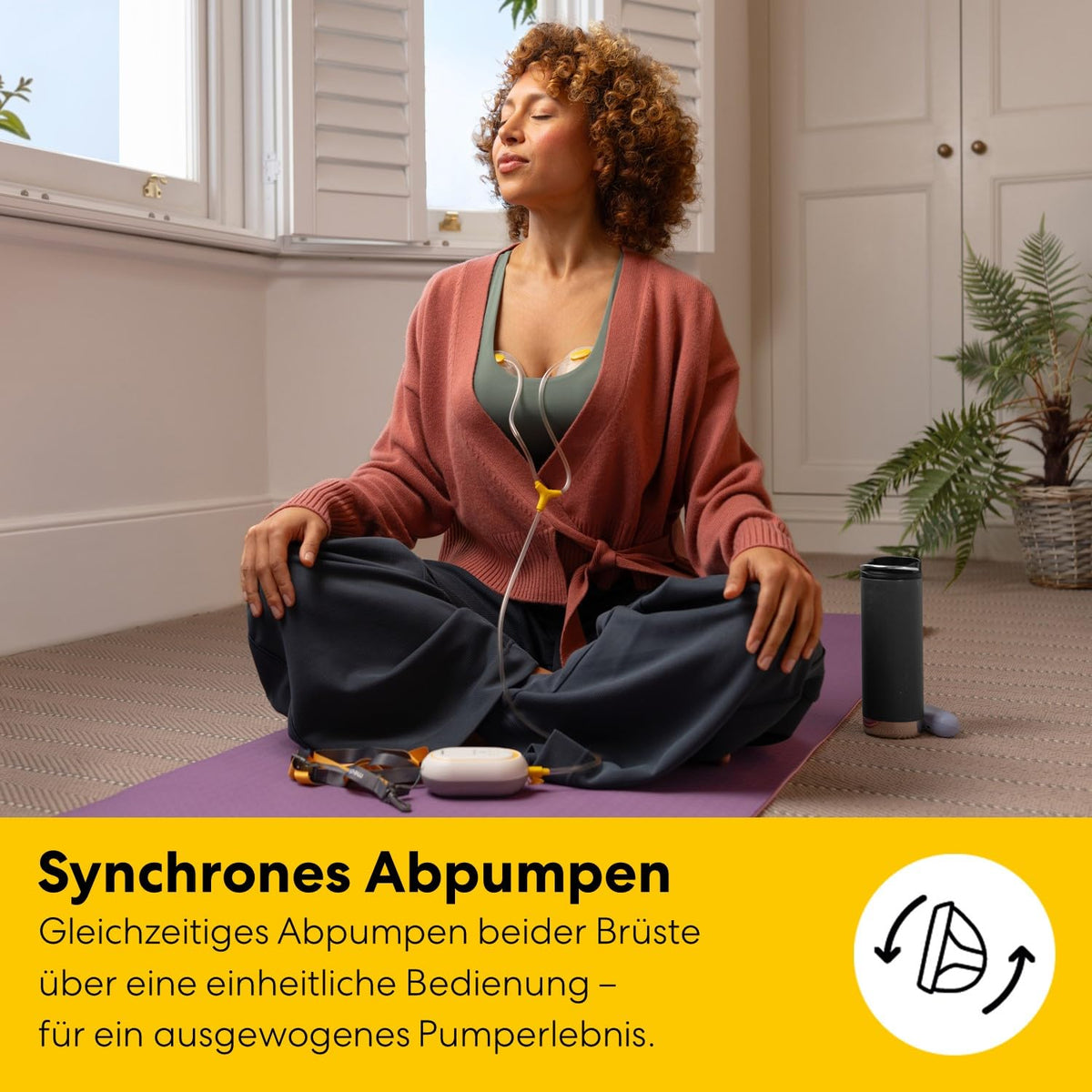Freestyle Mini Hands-free elektrische Doppelmilchpumpe tragbar mit Auffangschalen wiederaufladbarem Akku und USB-C