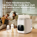 Flaschenreiniger Sterilisator und Trockner BS03 KleanPal Pro für Babyflaschen Pumpsets 9 Modi inkl 60 Reinigungstabletten
