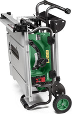 Tischkreissäge C10RJWAZ 1500W 255mm 4500 U/min Softstart Parallelanschlag Tischverbreiterung Untergestell Rollen