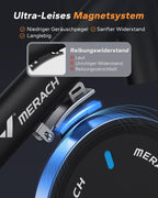 Heimtrainer Fahrrad Magnet Widerstand MR-S26B2-EU Indoor Cycling Bike LED Display Tablet Halter bis 136kg