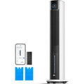Turmventilator Verdunstungskühler 110 cm 4 Geschwindigkeiten 4 Modi App Steuerung 80° Oszillation 12h Timer DR-HEC002S