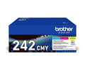 TN-242CMY Toner Multipack mit 3 Farben Cyan Magenta Gelb 1400 Seiten für DCP-9017CDW und HL-3152CDW