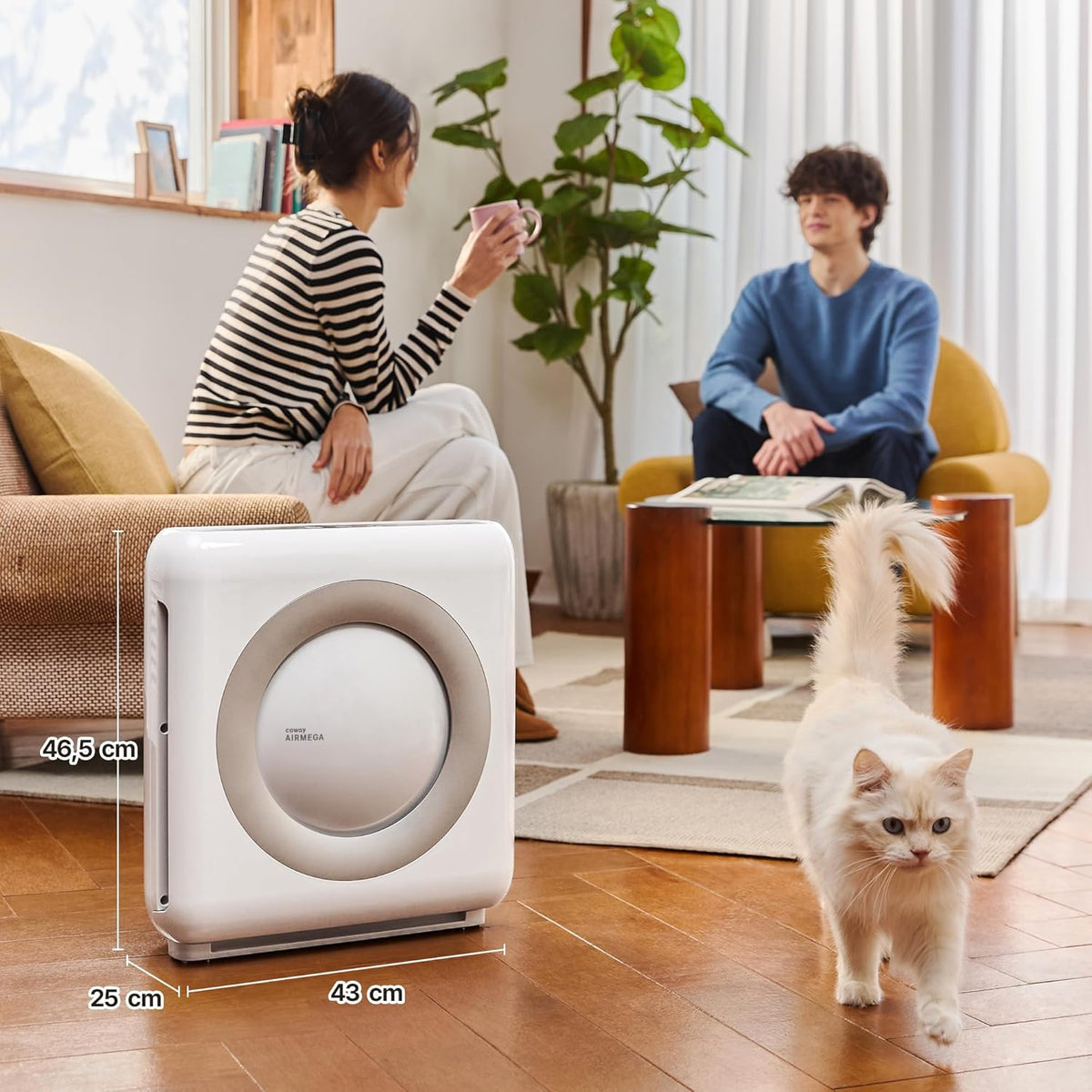 Luftreiniger AP-1512HH mit Aktivkohlefilter CADR 421 m³/h für Räume bis 109 m² und ECO Modus