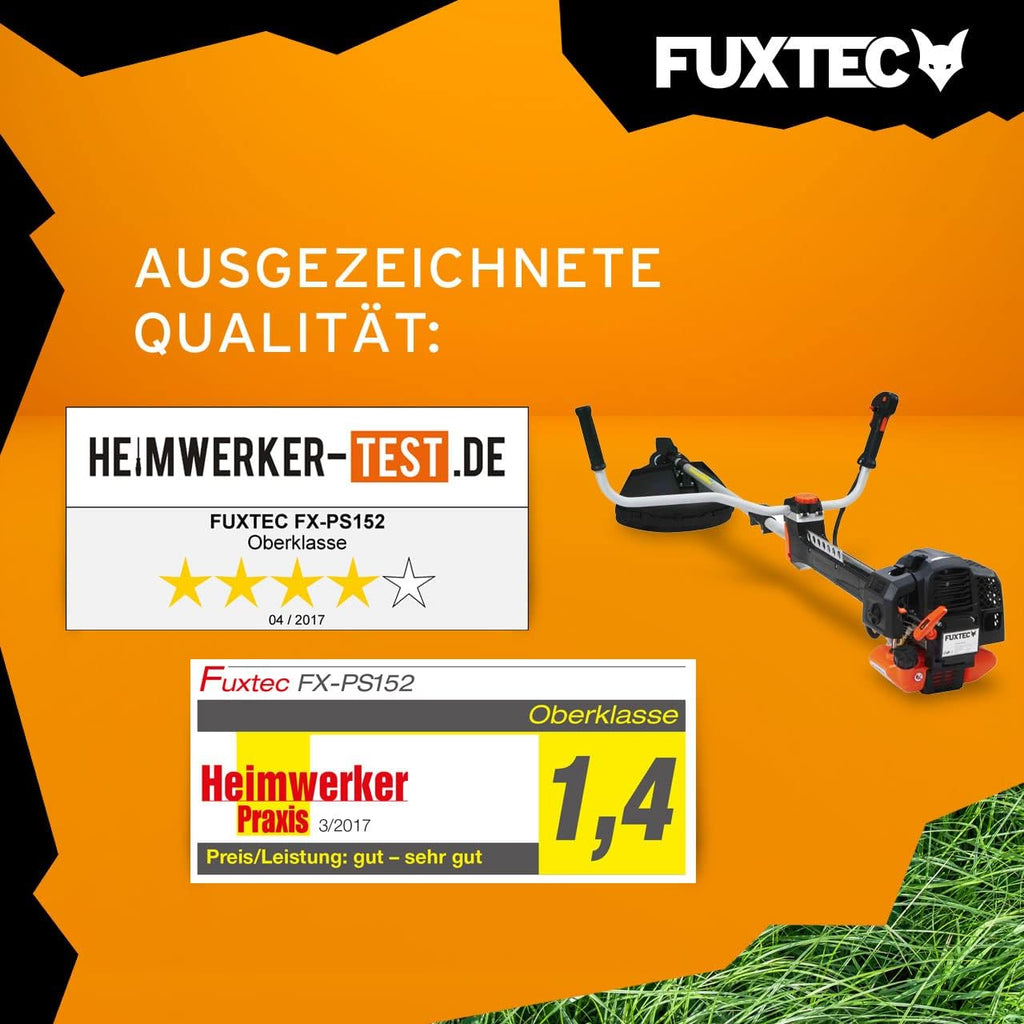 Benzin Motorsense 52 cm³ 3 PS 2-Takt mit Fadenmesser 30 cm Schnittbreite und Startsystem