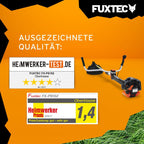Benzin Motorsense 52 cm³ 3 PS 2-Takt mit Fadenmesser 30 cm Schnittbreite und Startsystem