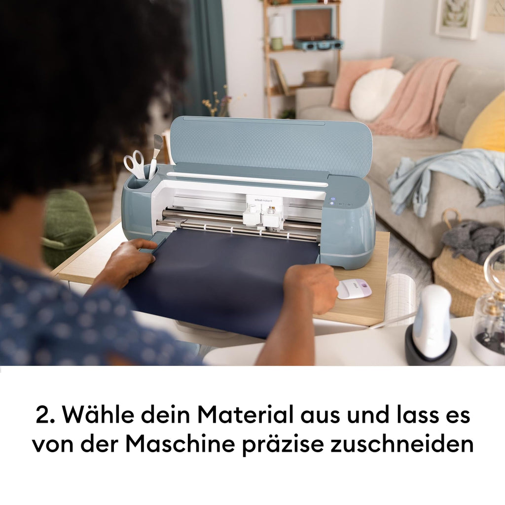 Schneideplotter Maker 4 Ultimate Bundle Smart Schneidemaschine für Vinyl Stoff Leder und Karton Modell 8003285
