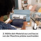 Schneideplotter Maker 4 Ultimate Bundle Smart Schneidemaschine für Vinyl Stoff Leder und Karton Modell 8003285