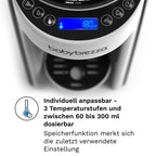 Automatischer Flaschenzubereiter Formula Pro Advanced für Milchpulver und Wasser 3 Temperaturen 60–300 ml LCD-Display Weiß Schwarz