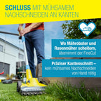 Akku Rasentrimmer und Kantenschneider FineCut 18 V 25 cm Schnittbreite mit Akku und Ladegerät