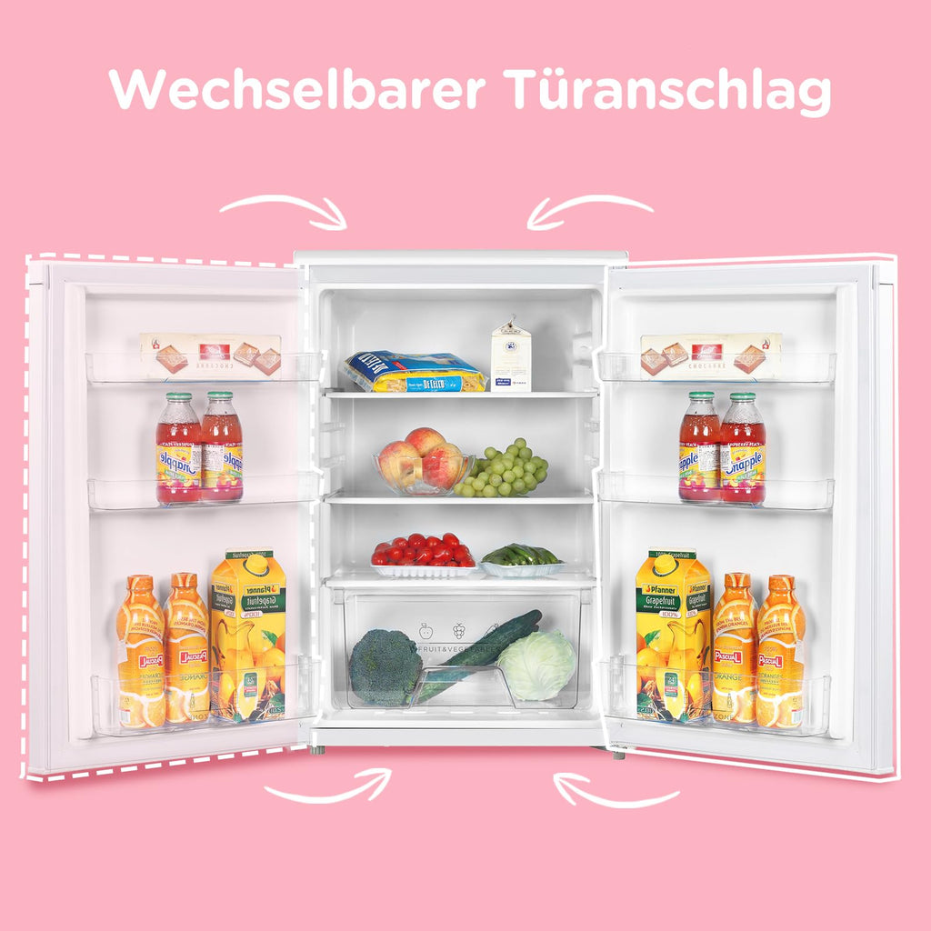 Kühlschrank ohne Gefrierfach RCD133WH3(E) 131 Liter Inverter-Kompressor 72 kWh/Jahr 39 dB 84,5 x 55,3 x 57,4 cm