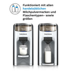 Automatischer Flaschenzubereiter Formula Pro Advanced für Milchpulver und Wasser 3 Temperaturen 60–300 ml LCD-Display Weiß Schwarz