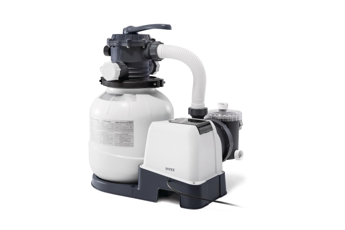 Sandfilteranlage SX2100 Plus 26656GS 7,9 m³/h 220-230 V mit RCD 6-Wege-Ventil für Pool