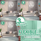 Bodenbett 90x200 cm Montessori Kinderbett Massivholz Kiefer mit Rausfallschutz und Roll-Lattenrost bis 200 kg