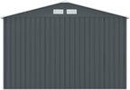Metall Gerätehaus S200 XXL 277x191x192 cm Gartenhaus Geräteschuppen Satteldach Anthrazit Outdoor