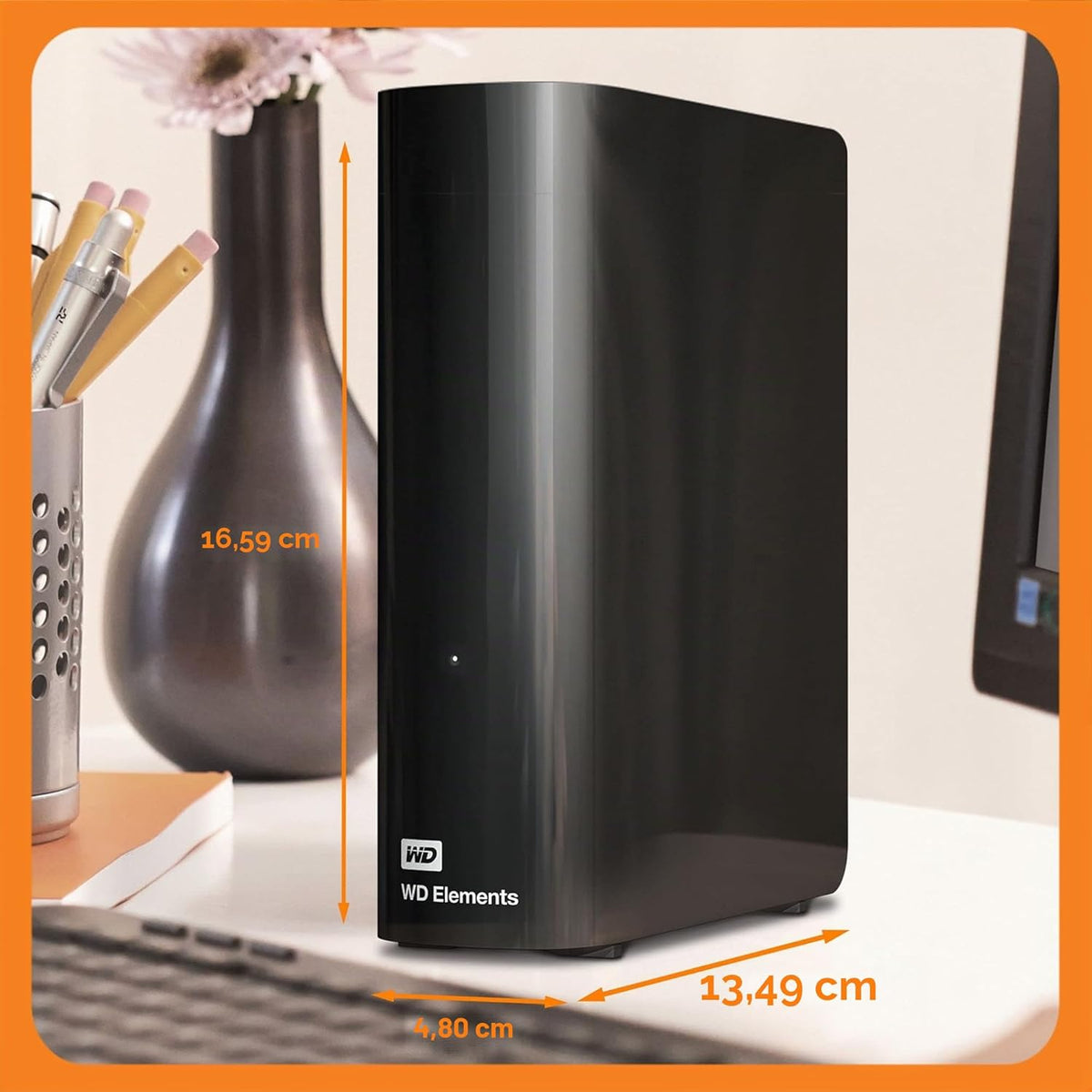 Externe Desktop Festplatte WDBWLG0220HBK-EESN 22 TB 3,5 Zoll USB 3.0 für PC Schwarz