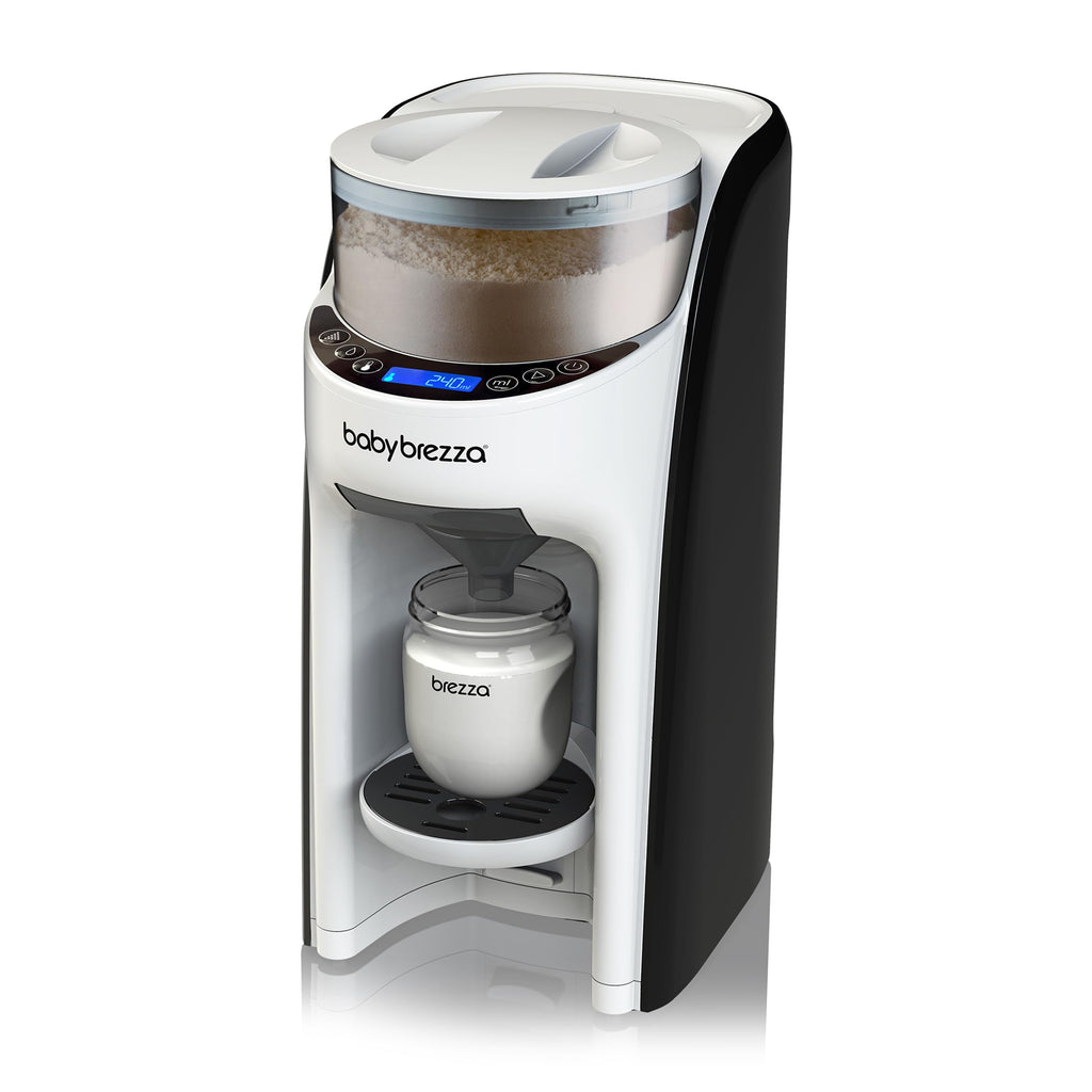 Automatischer Flaschenzubereiter Formula Pro Advanced für Milchpulver und Wasser 3 Temperaturen 60–300 ml LCD-Display Weiß Schwarz