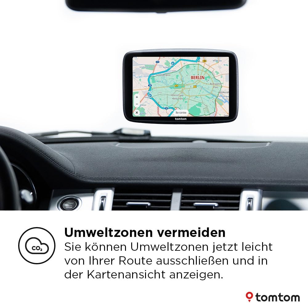 GPS Navigationsgerät GO Navigator 7 Zoll Europa Karten mit Verkehrsinformationen WiFi Updates Magnethalterung