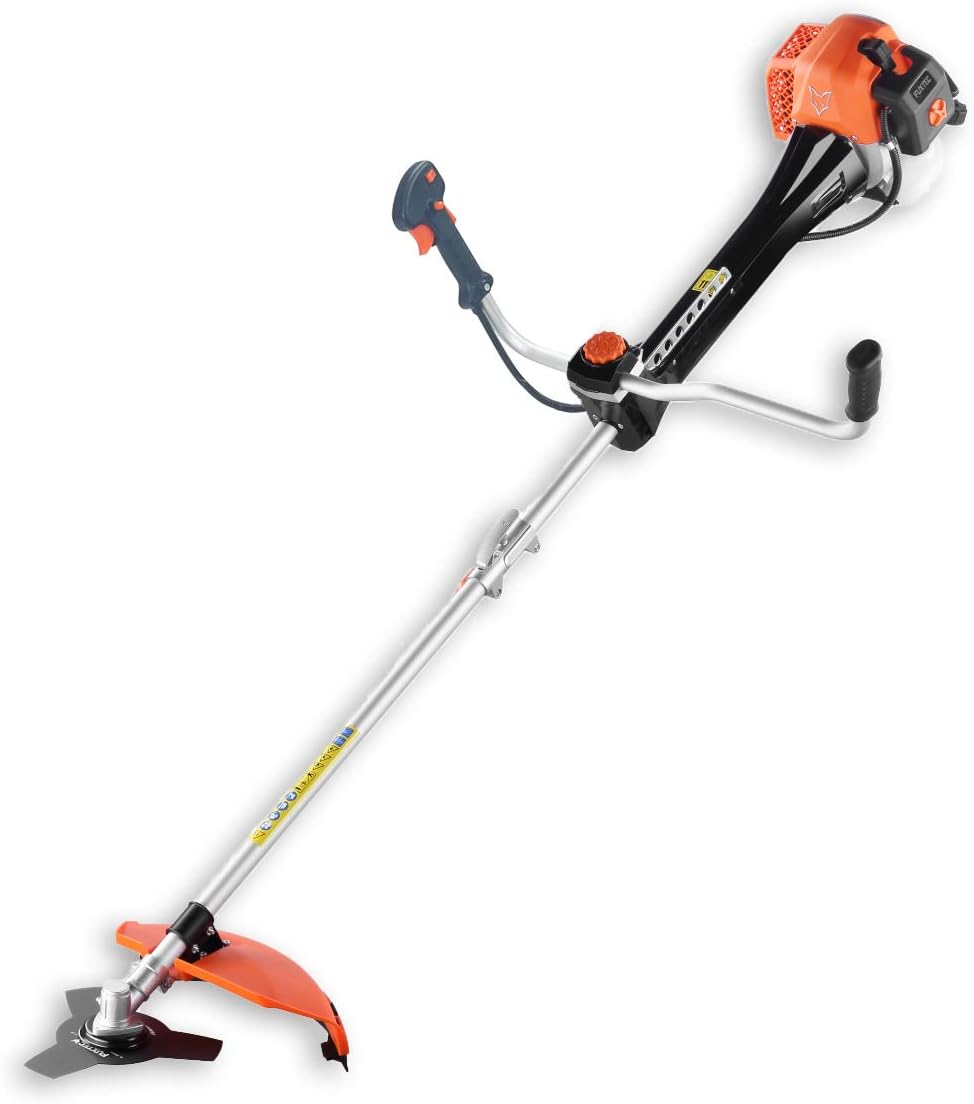 Freischneider Benzin Motorsense FX-PS162 62cc 3,5PS 2-Takt 32cm Schnittbreite mit Fadenmesser und Tragegurt