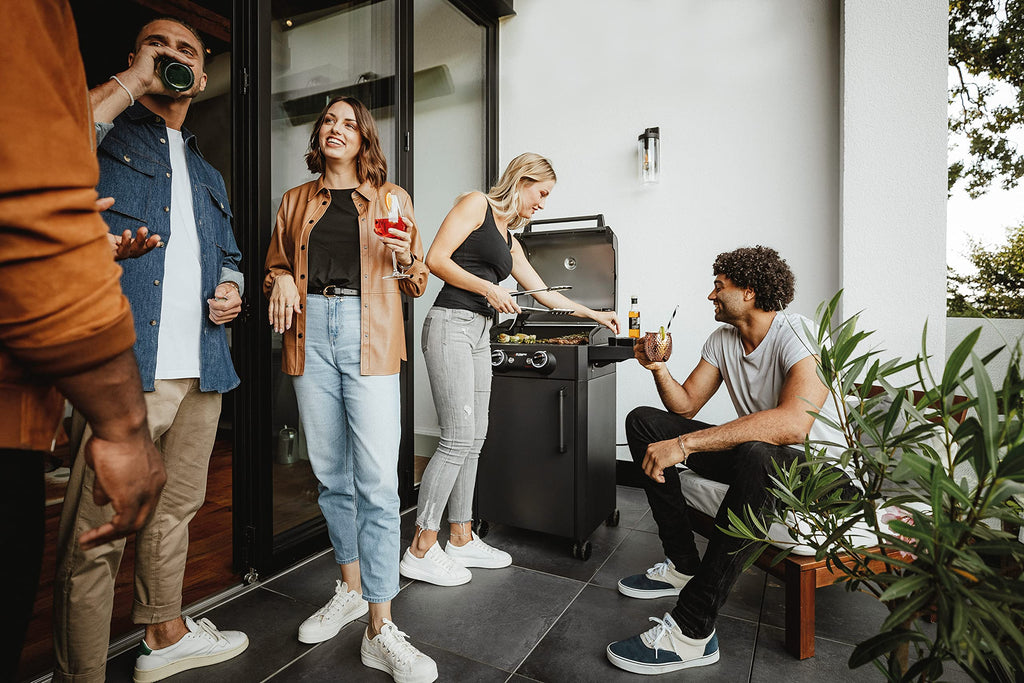 Elektrogrill eFLOW PRO 2 TURBO 3000 W 230 V Turbo-Zone Switch Grid 2000 cm² Grillfläche Grillwagen