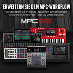 Standalone Sampler Sequenzer und Effektprozessor MPCSAMPLE mit Akku USB-C integriertem Lautsprecher und Mikrofon