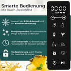 Slush Maschine 2 L mit 5 Programmen automatischer Reinigung Touch-Steuerung und Zubereitung ohne Eis