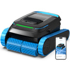 Poolroboter PC20 für Boden Wand und Wasserlinie 18.927 l/h App-Steuerung 5.200 mAh Akku 4 l Filterkorb für Pools bis 170 m²