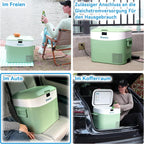 Kompressor Kühlbox HC-22P2 22L 12/24V 230V DC AC -18 bis 15°C Auto Kühlschrank Gefrierbox tragbar Camping Wohnmobil