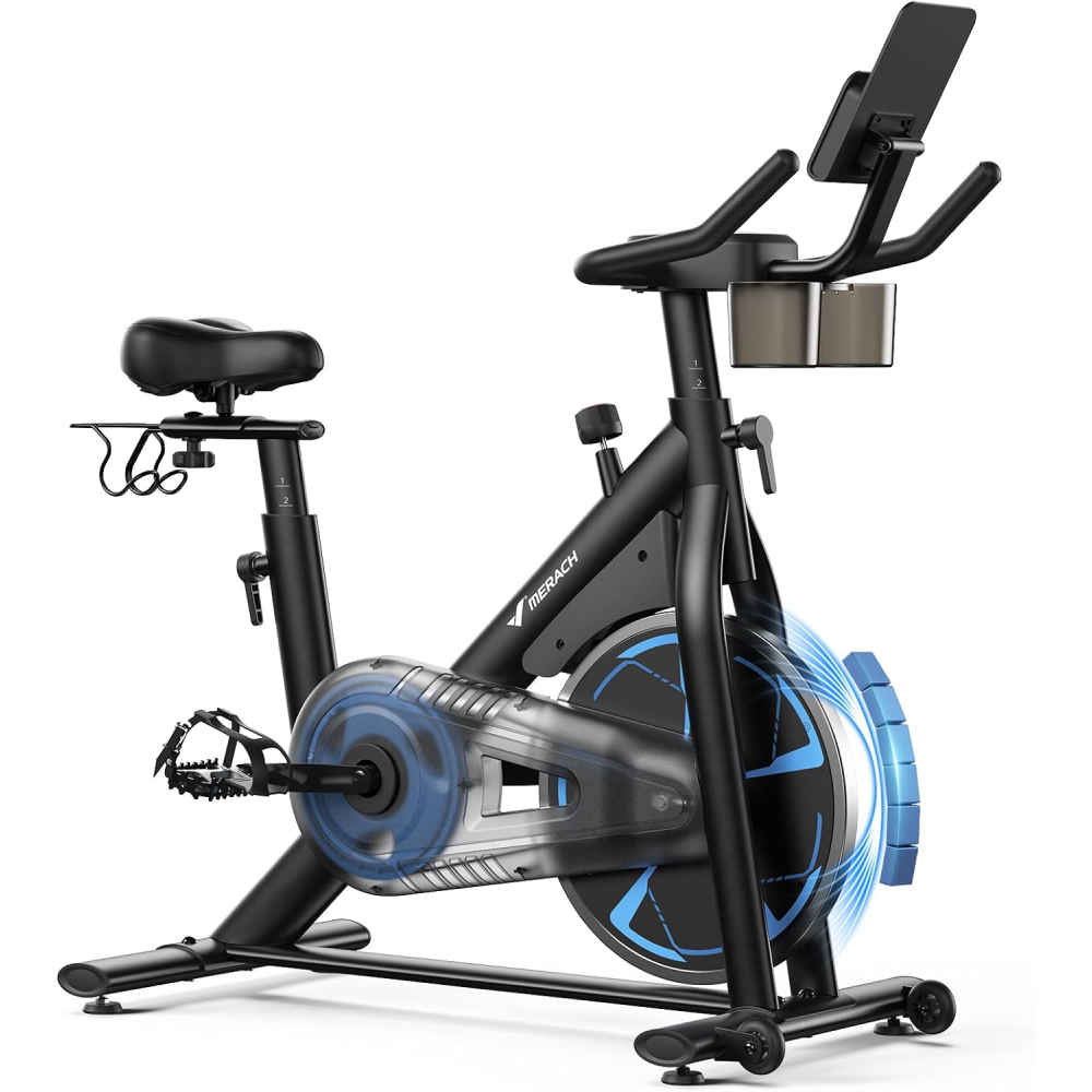 Heimtrainer Fahrrad MR-S36 mit Magnetbremssystem 8kg Schwungrad 8 Widerstandsstufen App-Konnektivität bis 150kg