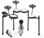 E-Drum Set 8-teilig Nitro Max Kit 10 Zoll Dual-Zone Snare Mesh Pads Bluetooth USB MIDI 440+ Sounds