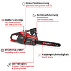 Akku-Kettensäge GP-LC 36/40 Li BL-Solo 36 V 38 cm Schnittlänge 19 m/s Brushless 4,76 kg ohne Akku