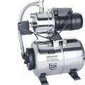 Hauswasserwerk HWW 4500 INOX 1200W 4350 l/h 50m Förderhöhe 5 bar 22L Edelstahl-Druckkessel mit Manometer
