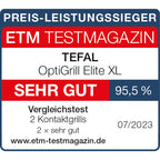 Kontaktgrill OptiGrill Elite XL GC760D 2200 W 16 Programme 800 cm² Grillfläche 44,4 x 34,3 x 18 cm