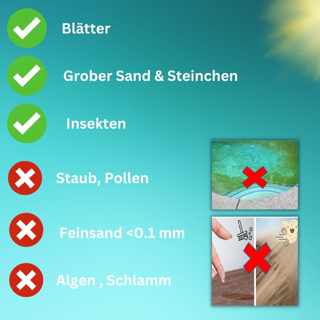 Akku Poolreiniger Marvelix kabellos Poolsauger mit Filter 20 cm Saugbreite wiederaufladbarer Lithium Akku