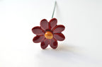 Keramik Gänseblümchen Blume Wohnkultur, 4 cm Durchmesser, 20 cm Stiel, 8 Farben