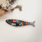 Keramiksardinen Hängesardine Handbemalt 14cm