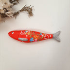 Keramiksardinen Hängesardine Handbemalt 14cm