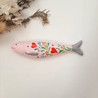 Keramiksardinen Hängesardine Handbemalt 14cm