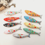 Keramiksardinen Hängesardine Handbemalt 14cm