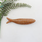 Keramik glasierte Sardine – Handgefertigte Hängedekoration (15-20 cm, verschiedene Farben)
