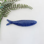 Keramik glasierte Sardine – Handgefertigte Hängedekoration (15-20 cm, verschiedene Farben)