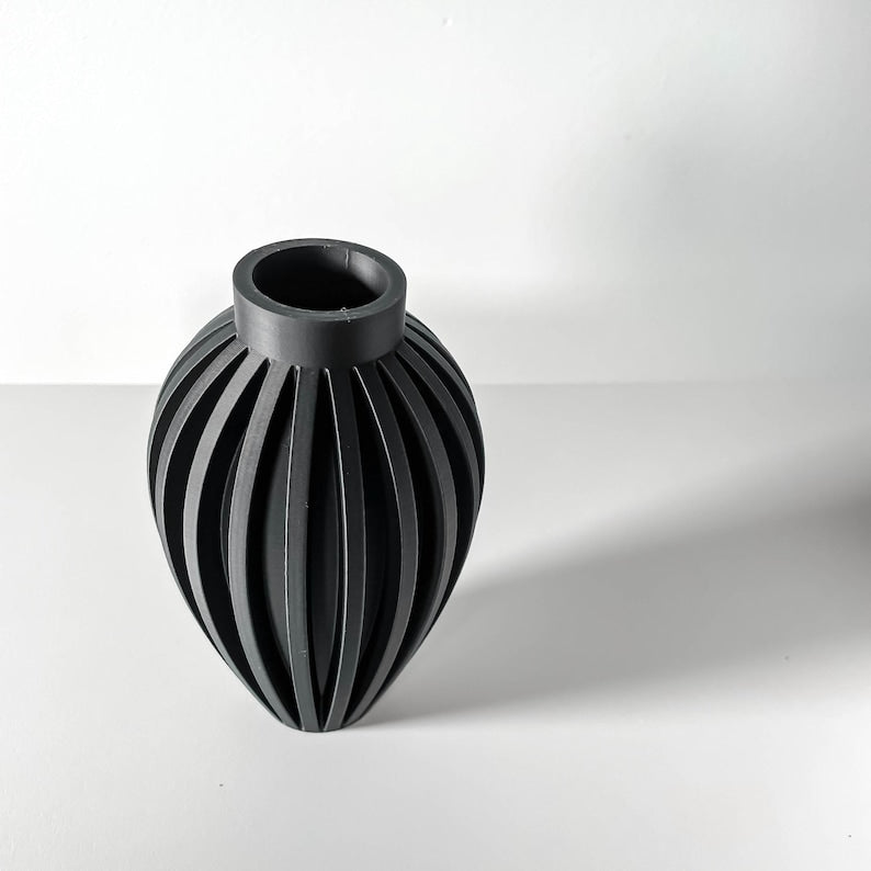 Blumenvase für Trockenblumen 6 7 8 Zoll Höhe Modern