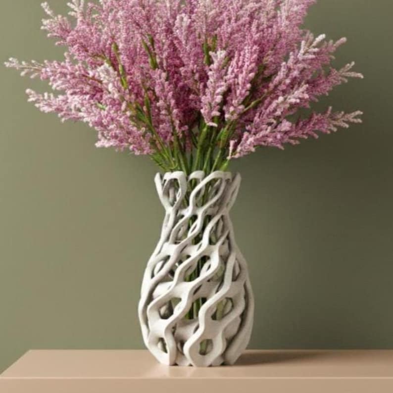 Kette Blumenvase für Trockenblumen 6 7 8 Zoll Höhe