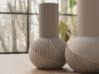 Gerippte minimalistische Vase Japandi Dekor 176-320mm