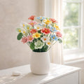 Keramik Blumenstiele - Handgefertigte Blumendekoration - Dekorative Vase Blumen
